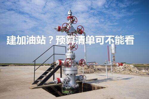 建加油站？预算清单可不能看？快来抄作业！