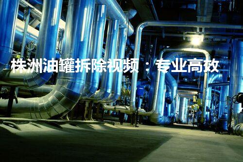 株洲油罐拆除视频：专业高效保障安全