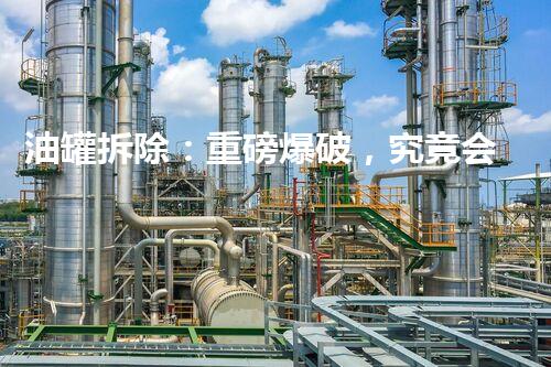 油罐拆除：重磅爆破，究竟会发生什么？